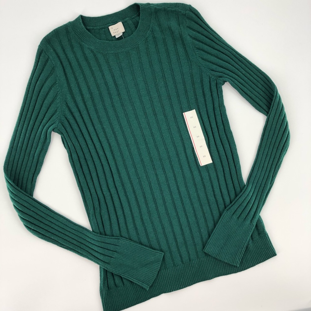 A New Day Knit Green Sweater - Picture 5 of 11